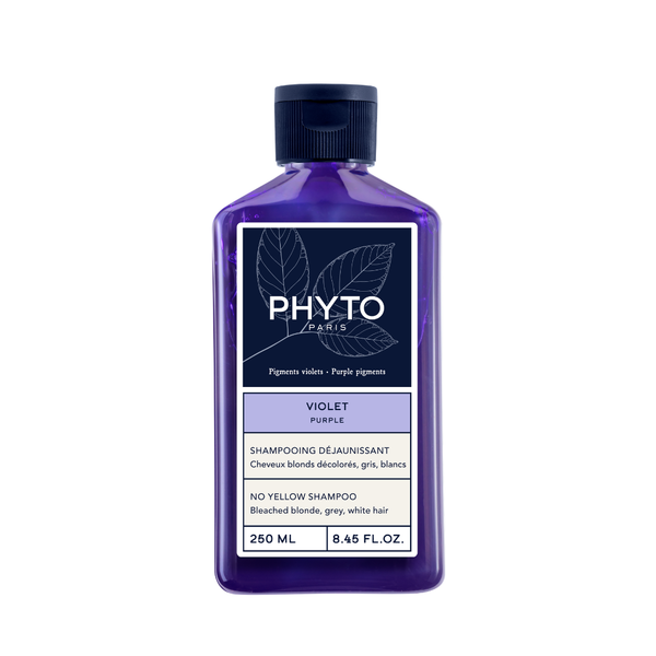 PHYTO PURPLE No Yellow Shampoo 250ml bottle, front view on a white background