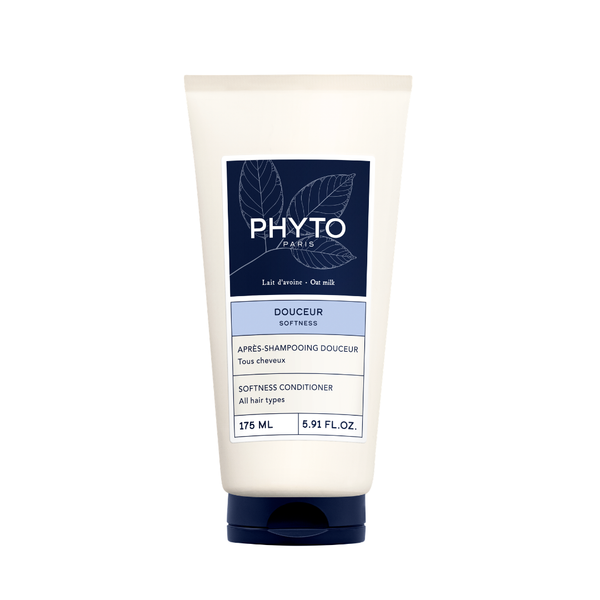 PHYTO SOFTNESS Conditioner 175ml with oat milk for all hair types, front view on a white background