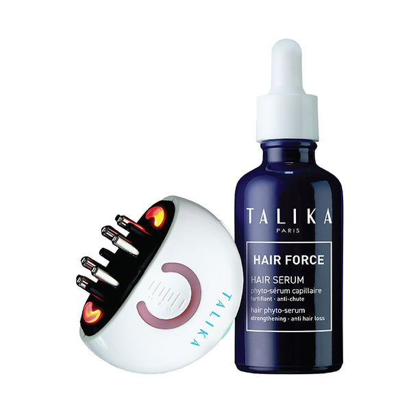 Talika Hair Force Duo with Hair Serum and Hair Booster device on a white background