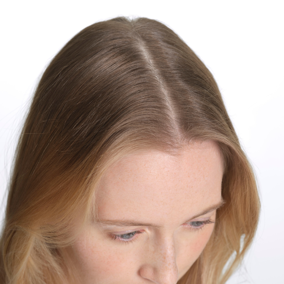 How can I refresh oily roots without water?