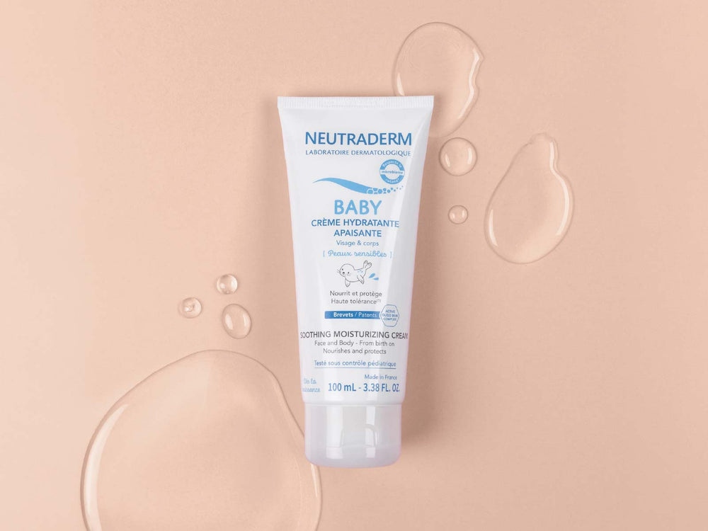 How can I soothe dry, atopic-prone patches without stickiness?