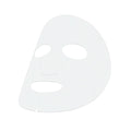 athé 7days Porexel Programming Mask, a white sheet mask with cutouts for eyes, nose, and mouth, on a white background