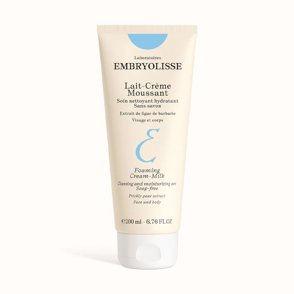 Embryolisse Foaming Cream-Milk, a cleansing and moisturizing care product,
