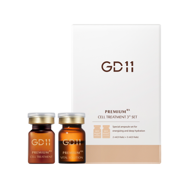 GD11 Premium Rx Cell Treatment Program with two vials and box on a white background