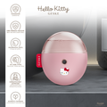 GESKE Facial Hydration Refresher 4 in 1 in Hello Kitty design, showcasing its 15-year guarantee and waterproof features