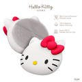 GESKE Hello Kitty Facial Brush 3 in 1 front view on a white background, highlighting its features for skin care