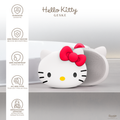 GESKE Hello Kitty Facial Brush 3 in 1 front view on a white background, highlighting its features and design