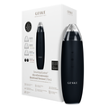 GESKE MicroDermabrasion Blackhead Remover 7 in 1 in black packaging, showing the device and included accessories