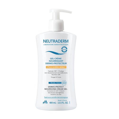 Cream gel for 12-hour hydration on face and body