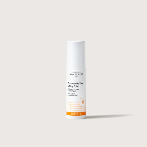 Novexpert Radiance Lifting Eye Contour front view on a white background, showcasing the product packaging