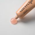 Pestlo Saferecipe Capsule Sun SPF 50+ PA++++ sunscreen squeezed out of the tube, showing its unique capsule texture