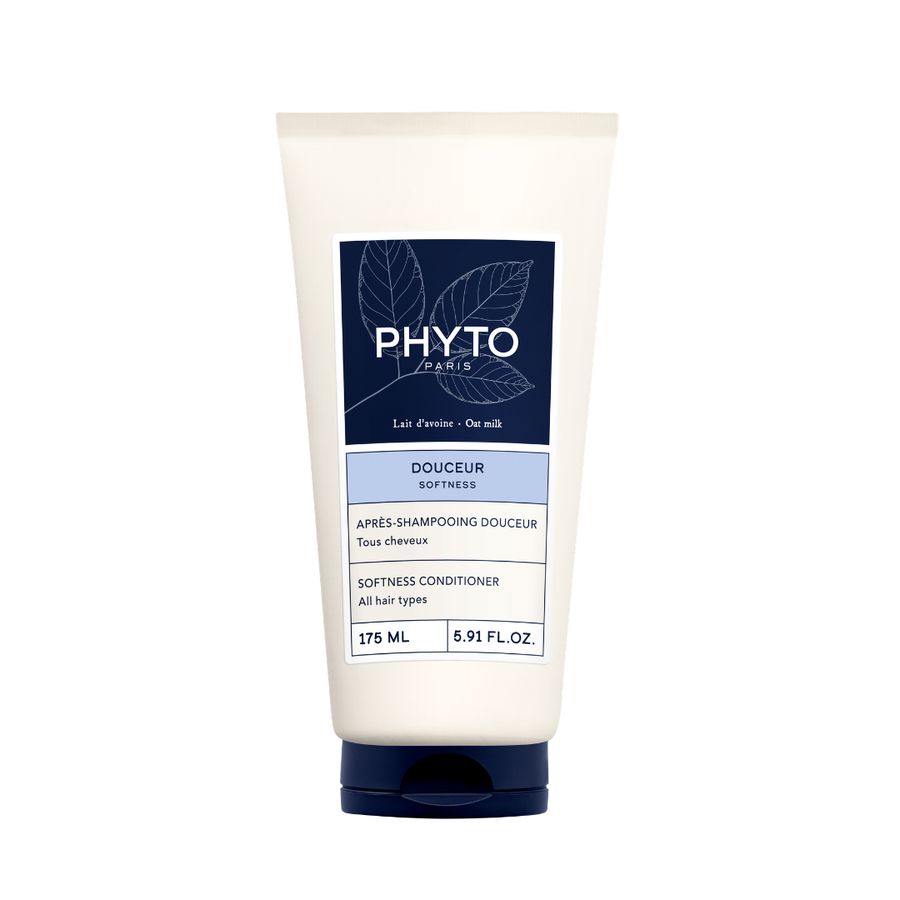 PHYTO SOFTNESS Conditioner 175ml with oat milk for all hair types, front view on a white background