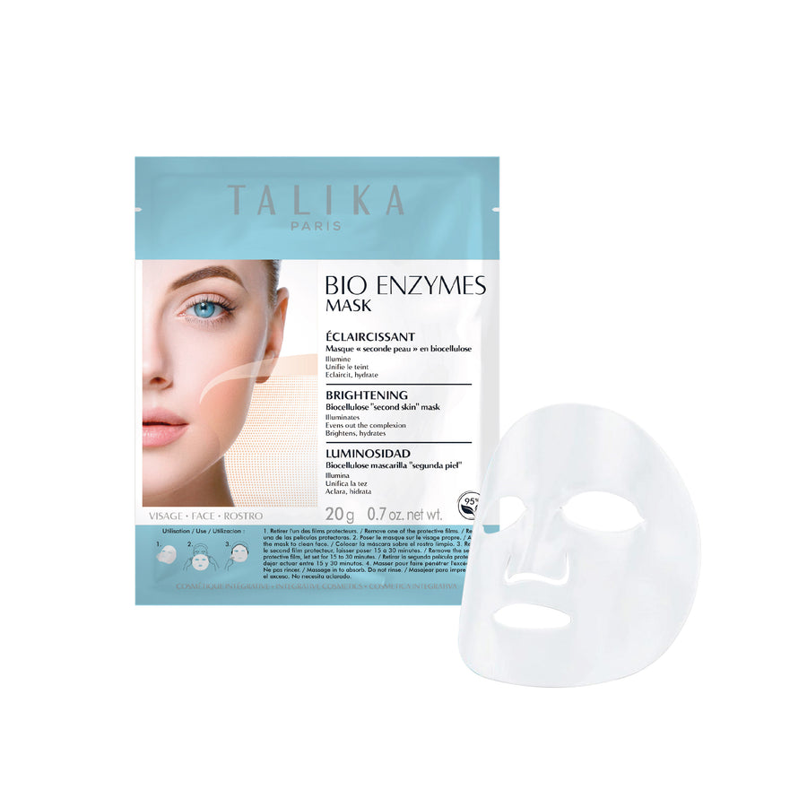 Talika Bio Enzymes Brightening Mask front view of the product packaging on a white background