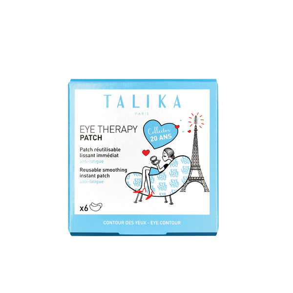 Talika Eye Therapy Patch Refill with 6 pairs, featuring a collector's edition design for 20 ans