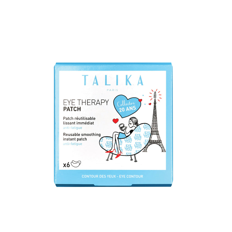 Talika Eye Therapy Patch Refill with 6 pairs, featuring a collector's edition design for 20 ans