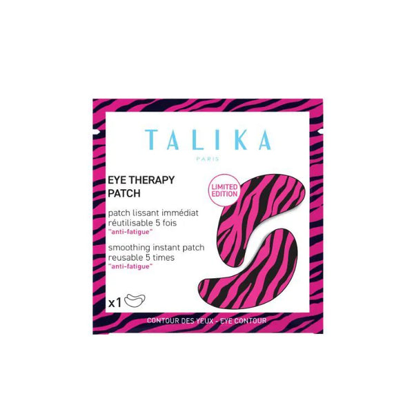 Talika Eye Therapy Patch Zebra Limited Edition, a smoothing instant patch that is reusable 5 times,