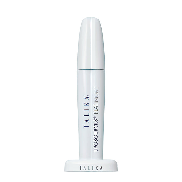 Talika Eyebrow Liposourcils Platinium product in a white tube with a stand, shown on a white background