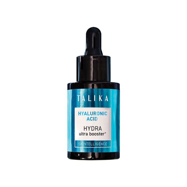 Talika Skintelligence Ultra Booster Hydra 30ml serum bottle with a dropper, front view on a white background